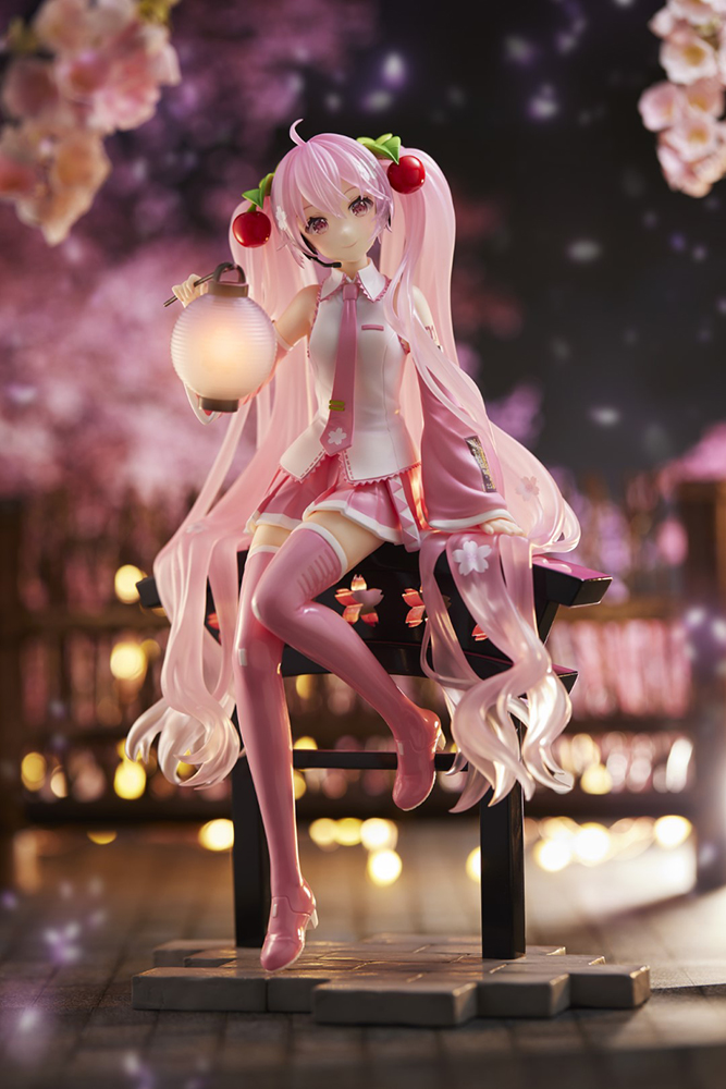 Sakura Miku AMP+ Figure (Sakura Lantern Ver.) Reissue | Ultra 
